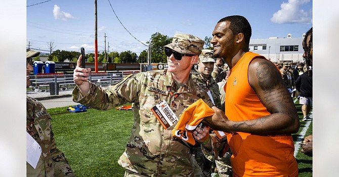 On Military Appreciation Day on the penultimate day of training camp, Deshaun Watson appeared ready to make his first appearance in a preseason game. (Cleveland Browns)