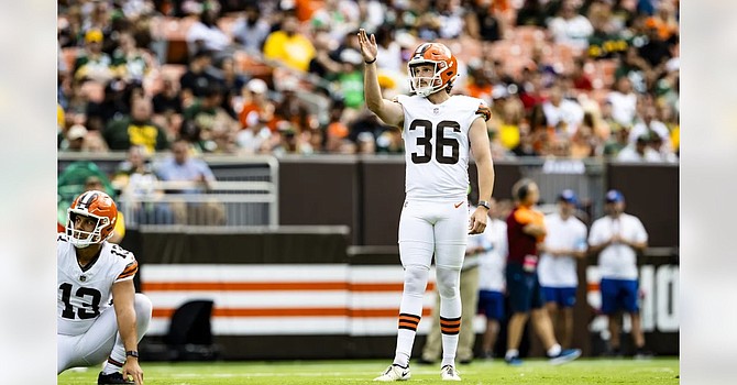 Cade York has a chance to re-start his career with the Washington Commanders. (Cleveland Browns)