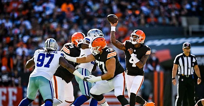 It was not the season debut Deshaun Watson and the Browns were looking for. (Cleveland Browns)