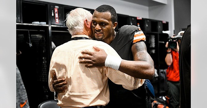 The Browns can breathe a little easier, and Deshaun Watson too, after surviving an 18-13 pressure-cooker in Jacksonville. (Cleveland Browns)