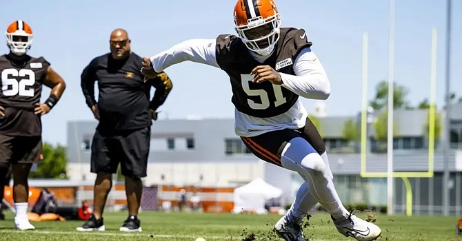 The Browns defensive line can use the fresh legs Michael Hall brings when his suspension is lifted on Monday.