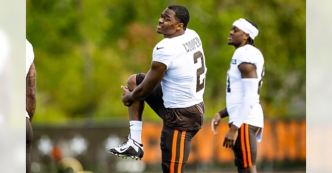 Wide receiver Amari Cooper returned to practice on Thursday and said the only thing to cure the Browns' ills is a win in Philadelphia. (Cleveland Browns)