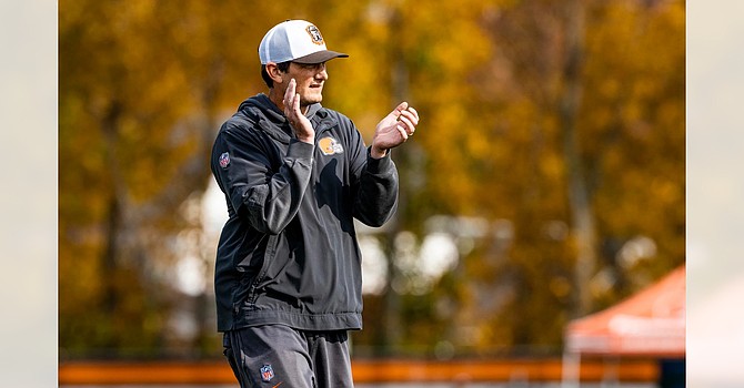 Ken Dorsey will call the offensive plays for the first time as Browns offensive coordinator Sunday against the Baltimore Ravens. He wants the offense to be physical and fast. (Cleveland Browns)