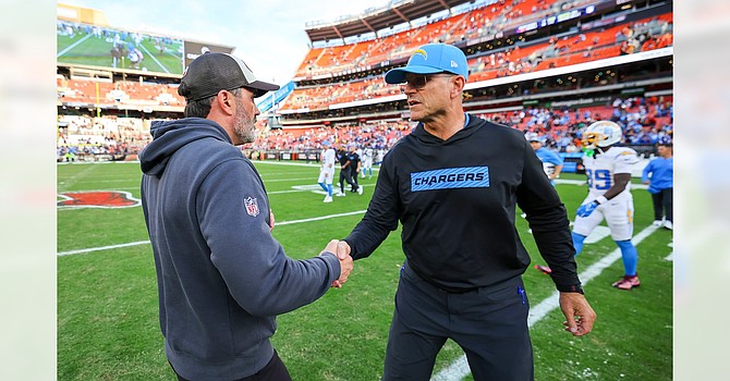 Jim Harbaugh avenged his brother John's loss last week to the Browns. The Chargers look like they could be a factor in the AFC playoff race now. (Los Angeles Chargers)