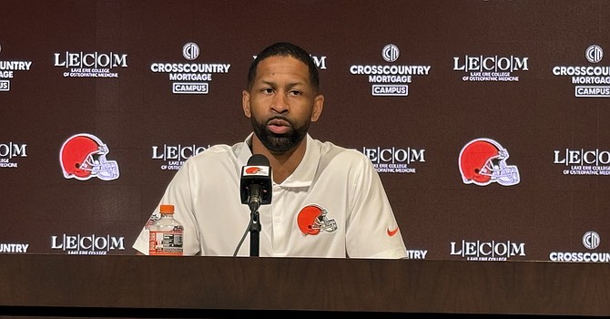 Browns GM Andrew Berry seemed shaken by the team's 2-7 demise this season and offered few details on how he will clean up the mess and proceed in 2025. (TheLandOnDemand)