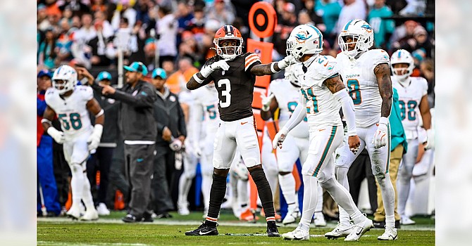 Jerry Jeudy earned a Pro Bowl berth in his first season with the Browns. He can set a franchise record with just six more catches in the last game in Baltimore. (Cleveland Browns)