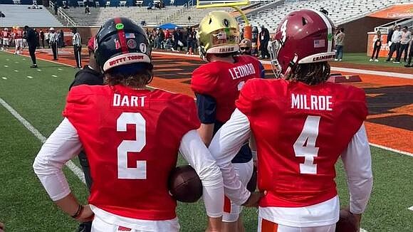 NFL teams at the Senior Bowl are seeing the struggles ahead in developing quarterbacks Jaxson Dart and Jalen Milroe.