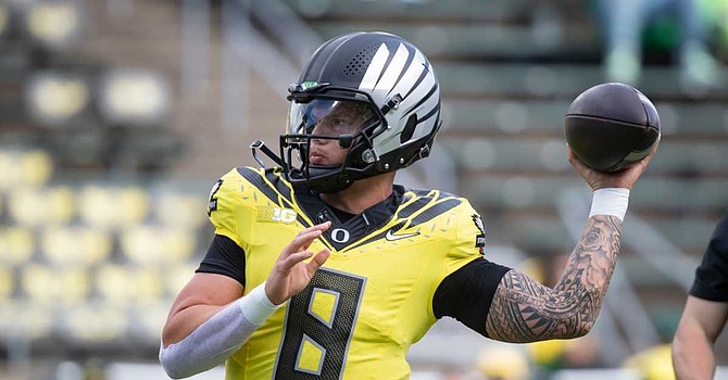 Did a little birdie tell Dillon Gabriel he'd be taken 94th in the third round by the Browns?