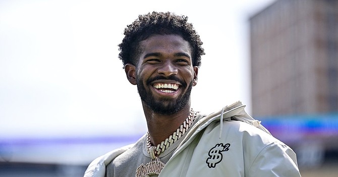 Shedeur Sanders got a jump on Browns rookies by arriving a week before minicamp and visiting some Northeast Ohio high schools.