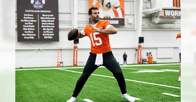 Joe Flacco is closer to the Browns' No. 1 QB than their No. 3 QB. (Cleveland Browns)