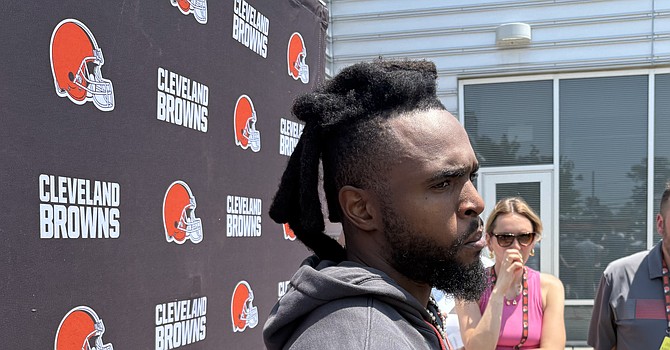 Receiver Diontae Johnson, who was traded twice and waived twice last year, said the Browns were the only team that expressed interest in him. (TheLandOnDemand)