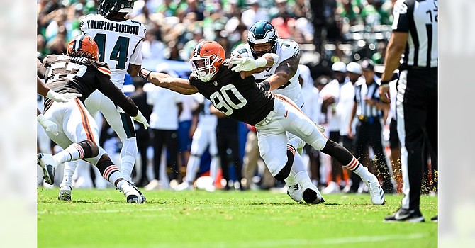 The Browns' backup defense limited the Eagles' backup offense to 88 total yards and eight first downs to complete a dominating week in Philadelphia. (Cleveland Browns)
