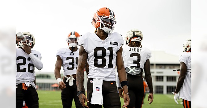 Isaiah Bond is so fast, he thinks he'll be able to take some reps in the Browns' final preseason game on Saturday after only three practices with his new team. (Cleveland Browns)
