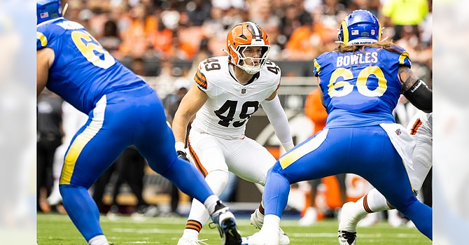 Linebacker Carson Schwesinger received a lot of accolades in training camp. (Cleveland Browns)