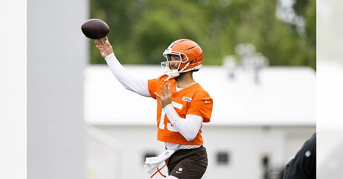 Joe Flacco, still going strong at age 40, will be the ninth NFL quarterback to start Game 1 of a season past his 40th birthday. (Cleveland Browns)