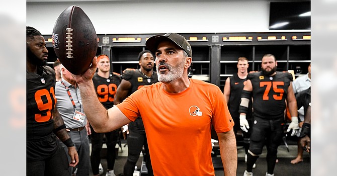Kevin Stefanski turned an improbable upset win over San Francisco in 2023 into a season-altering event. Could the same happen in 2025 after a similar win over Green Bay? (Cleveland Browns)