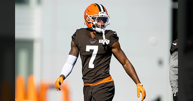 Cornerback Tyson Campbell, acquired from Jacksonville in exchange for Greg Newsome, is expected to take Newsome's place on the outside opposite Denzel Ward as soon as Sunday in Pittsburgh. (Cleveland Browns)
