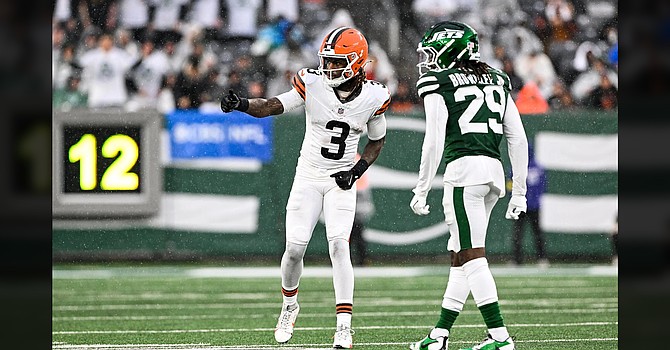 Jerry Jeudy hopes his first TD of the season sparks him to a surge in the second half like last year. (Cleveland Browns)