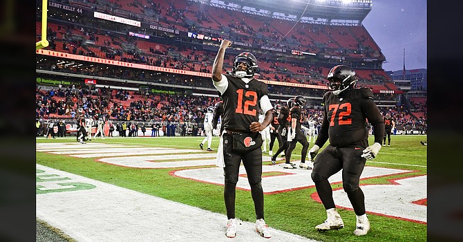 Shedeur Sanders accounted for four touchdowns in a 364-yard passing day against the Tennessee Titans. The breakout performance may cause owner Jimmy Haslam to question his top talent evaluators. (Cleveland Browns)
