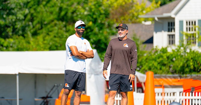 In happier times in August, few imagined Kevin Stefanski might be coaching his last home game five months later. (Nick Carlucci/TheLandOnDemand)