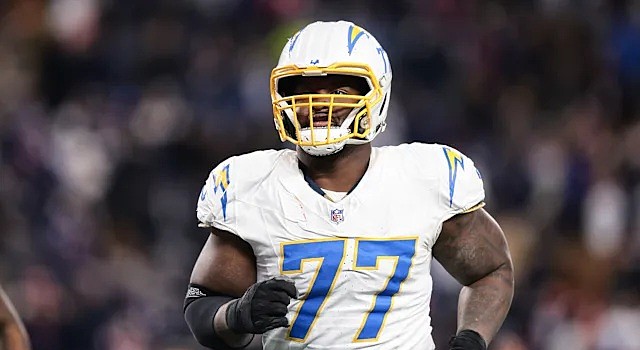 Guard Zion Johnson was the 17th overall pick of the 2022 draft when Browns consultant Tom Telesco was Chargers GM.