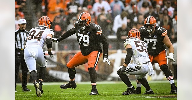 Dawand Jones once was considered the left tackle of the future. But three season-ending injuries in three years make him a risky bet to solve the puzzle there.