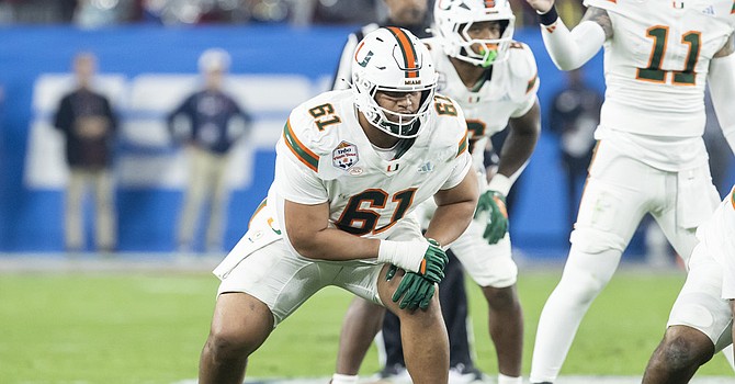If the Browns added Francis Mauigoa as their new offensive line anchor, they would have to move Tytus Howard to left tackle or guard. Mauigoa would be a stalwart at right tackle.