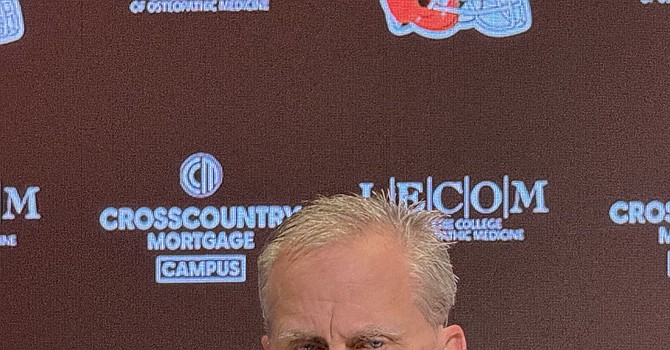 Todd Monken knows somebody will have to be QB1 when players take the field in two weeks, but he cares more about September than April. (TheLandOnDemand)