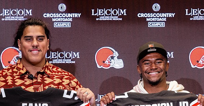 Spencer Fano was the Browns' top target at No. 9, and KC Concepcion was the main man at No. 24, GM Andrew Berry said.