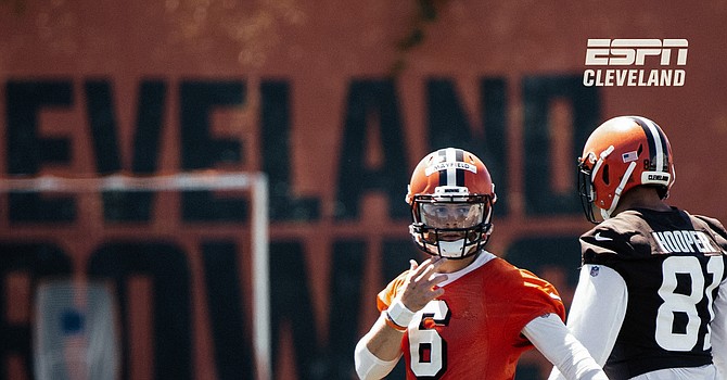 Baker Mayfield at 2021 Cleveland Browns Minicamp/Rob Lorenzo