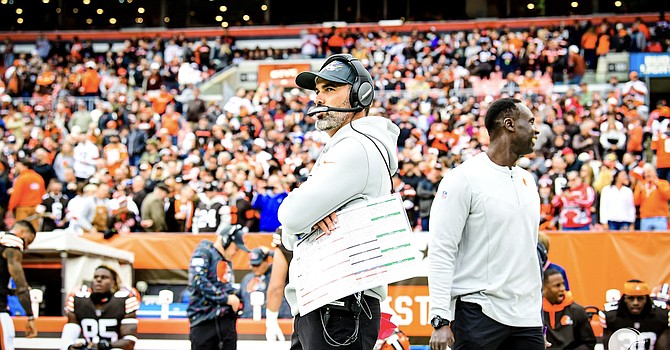 Browns have lost two games in a row for the first time with Kevin Stefanski as Head Coach.